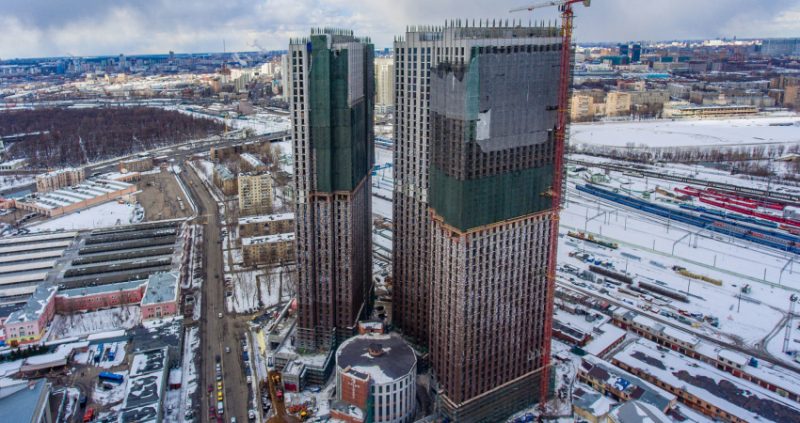 Ход строительства, Апрель 2018
