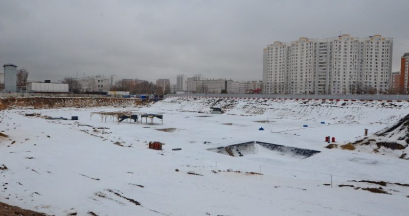 Ход строительства, Декабрь 2016