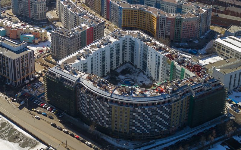 Ход строительства, Апрель 2018