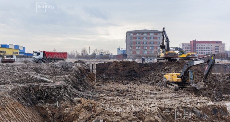 Ход строительства, Апрель 2018
