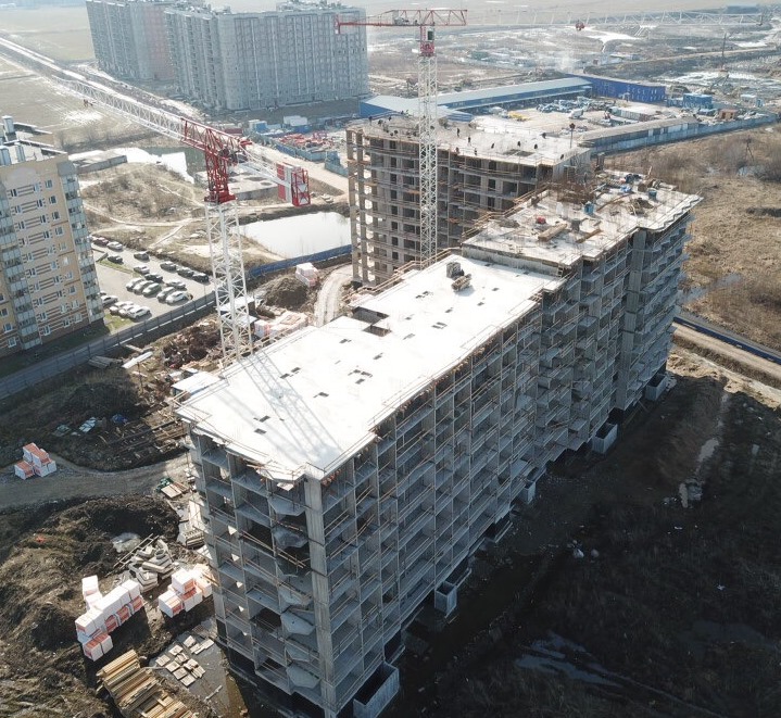 Ход строительства, Апрель 2018