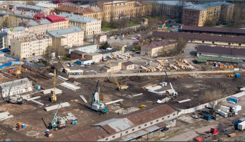 Ход строительства, Апрель 2018