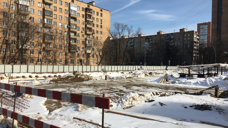 Ход строительства, Апрель 2018