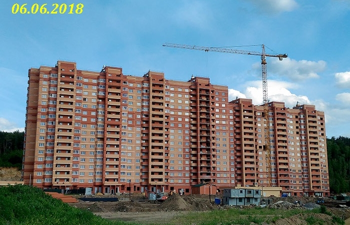 Ход строительства, Июнь 2018