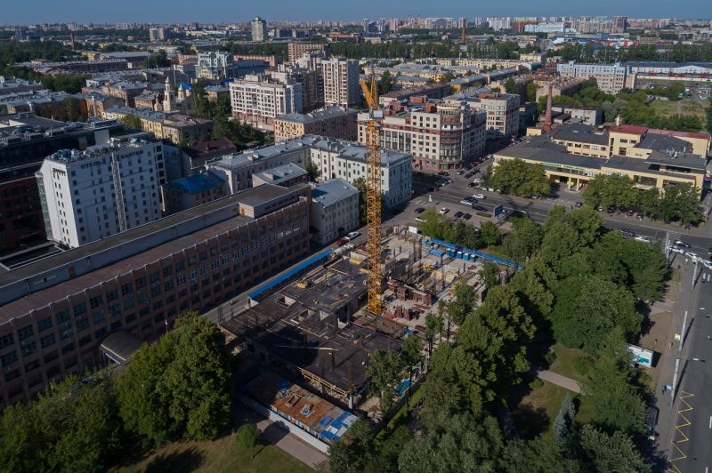 Ход строительства, Июль 2018