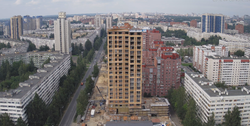 Ход строительства, Июль 2018
