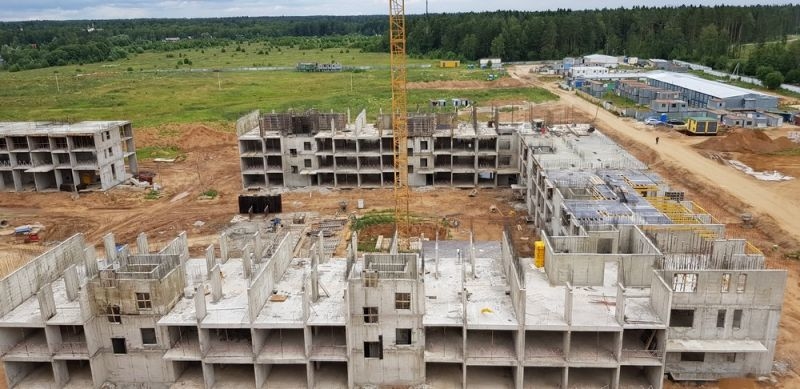 Ход строительства, Июль 2018