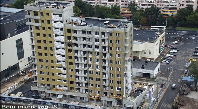 Ход строительства, Август 2018