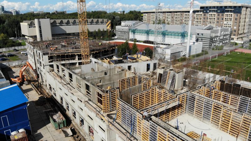 Ход строительства, Август 2018