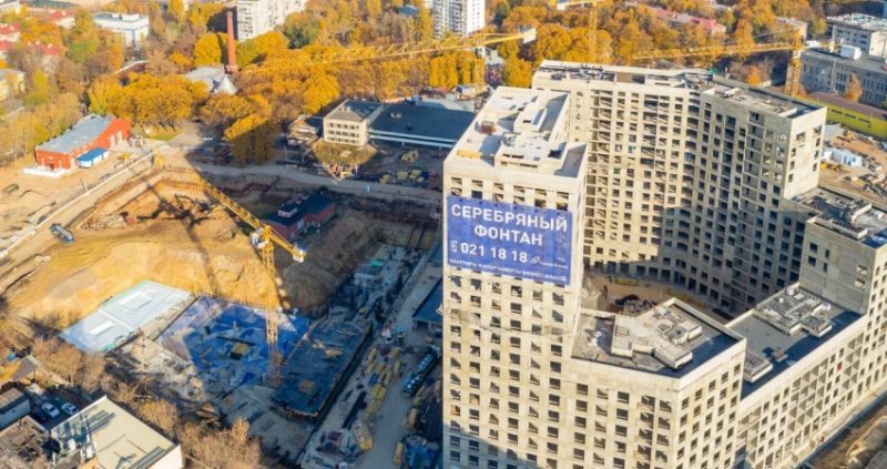 Ход строительства, Октябрь 2018