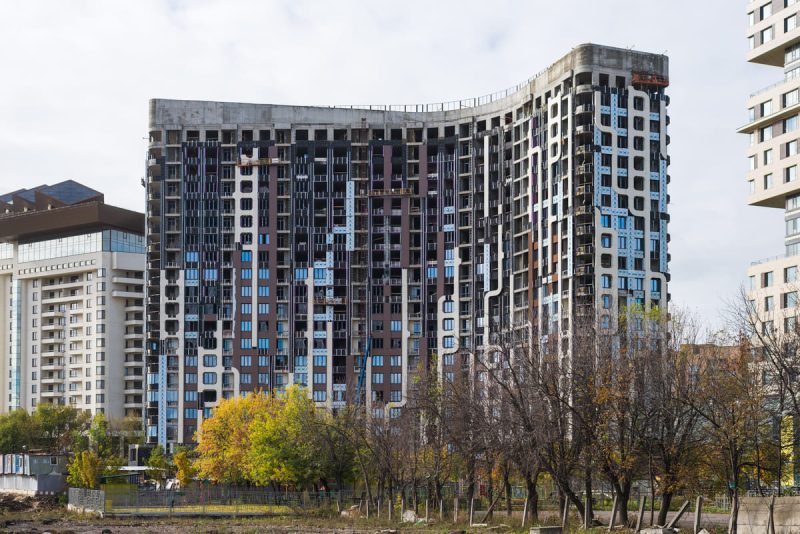 Ход строительства, Октябрь 2018