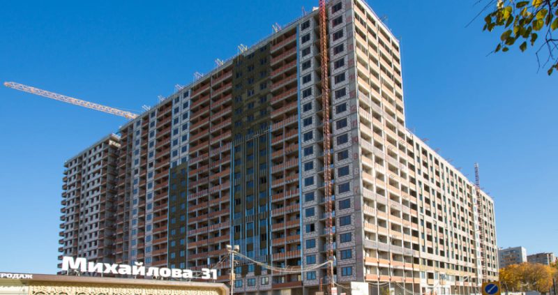 Ход строительства, Октябрь 2018