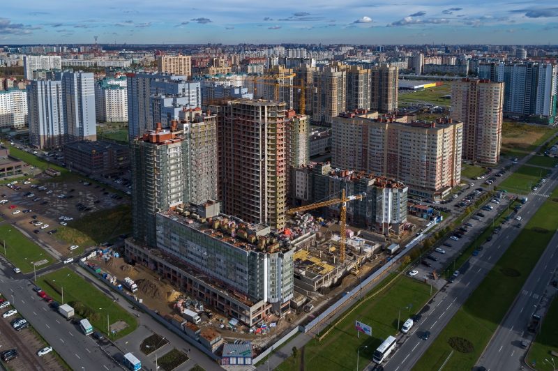 Ход строительства, Октябрь 2018