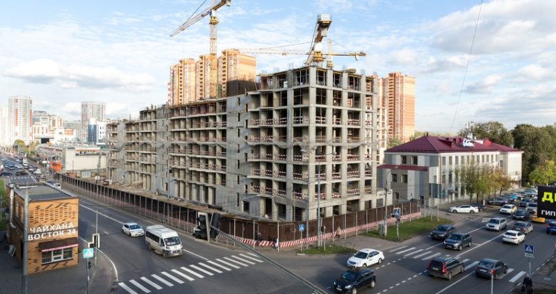 Ход строительства, Октябрь 2018