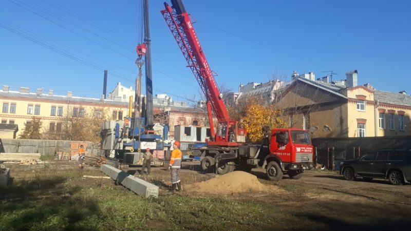 Ход строительства, Октябрь 2018