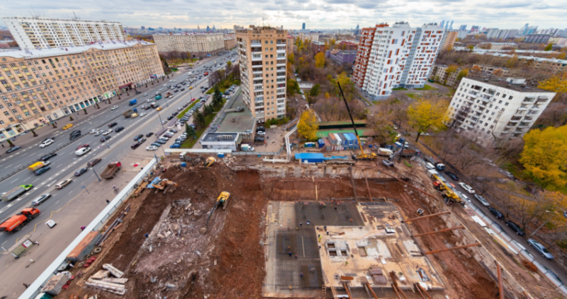 Ход строительства, Октябрь 2018