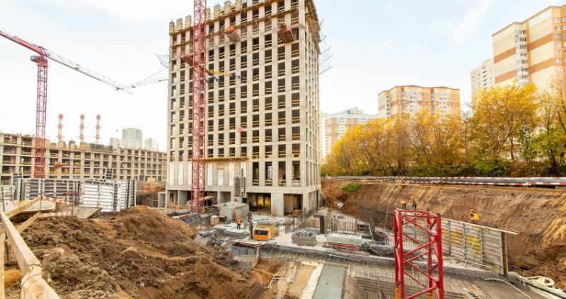 Ход строительства, Октябрь 2018