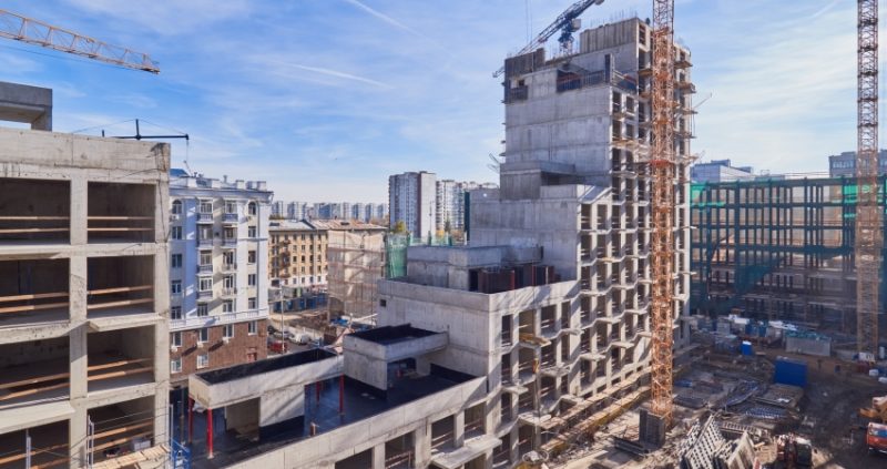 Ход строительства, Октябрь 2018