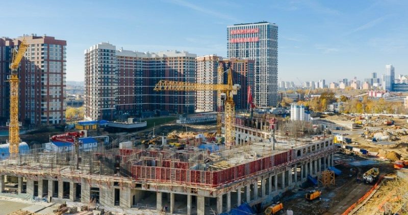 Ход строительства, Октябрь 2018