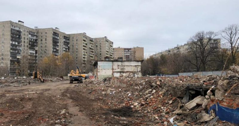 Ход строительства, Октябрь 2018