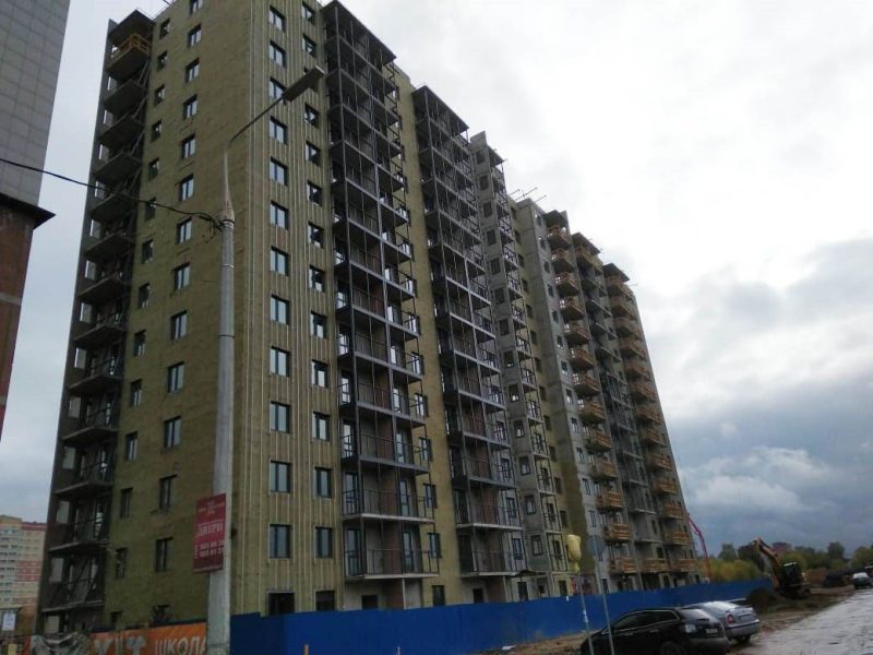 Ход строительства, Октябрь 2018