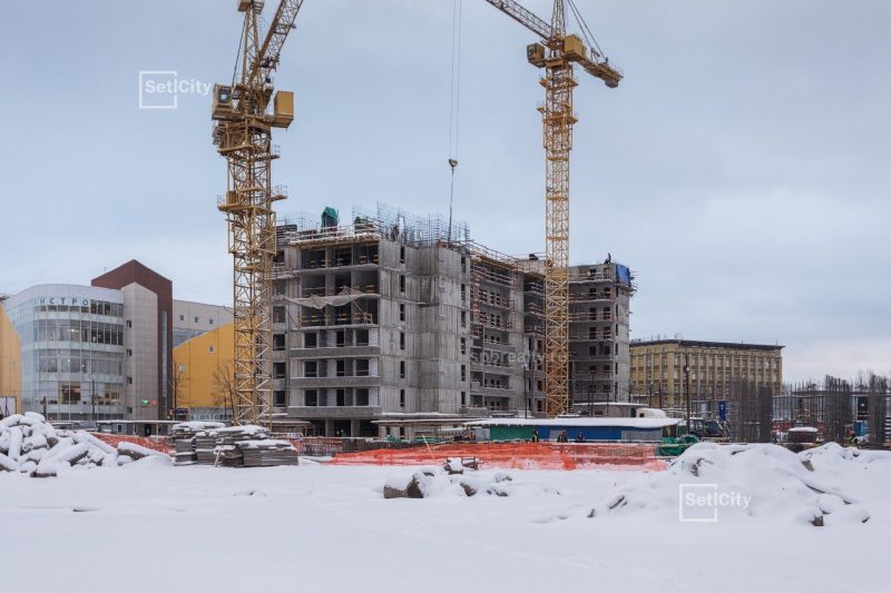 Ход строительства, Январь 2019