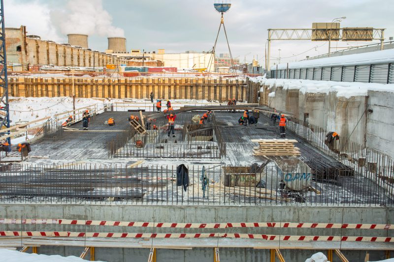 Ход строительства, Январь 2019