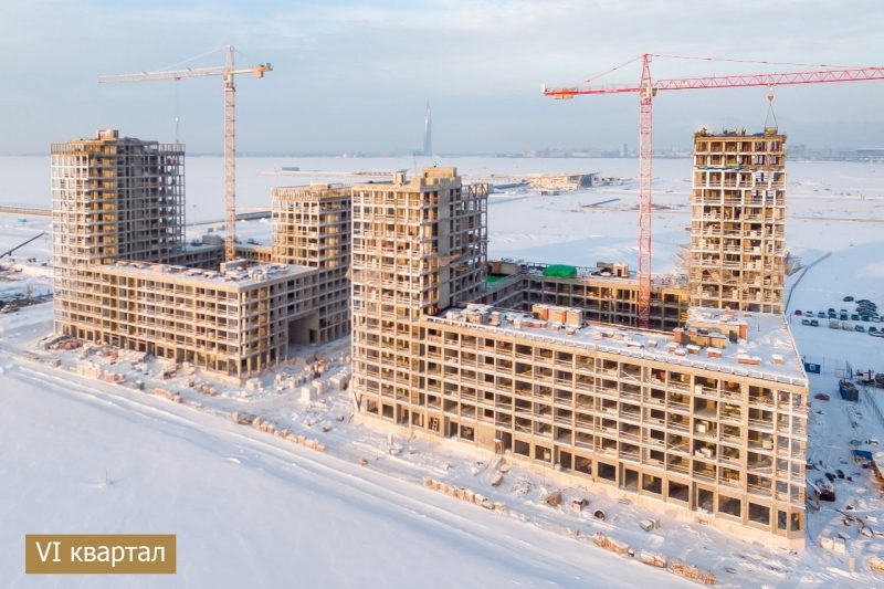 Ход строительства, Январь 2019