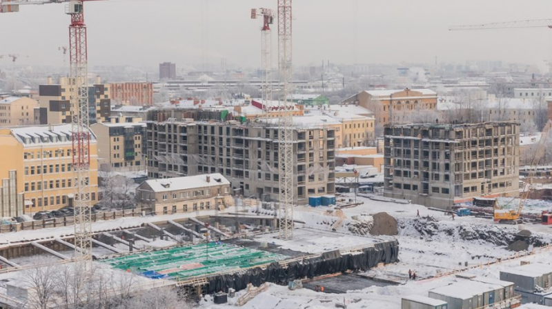 Ход строительства, Январь 2019