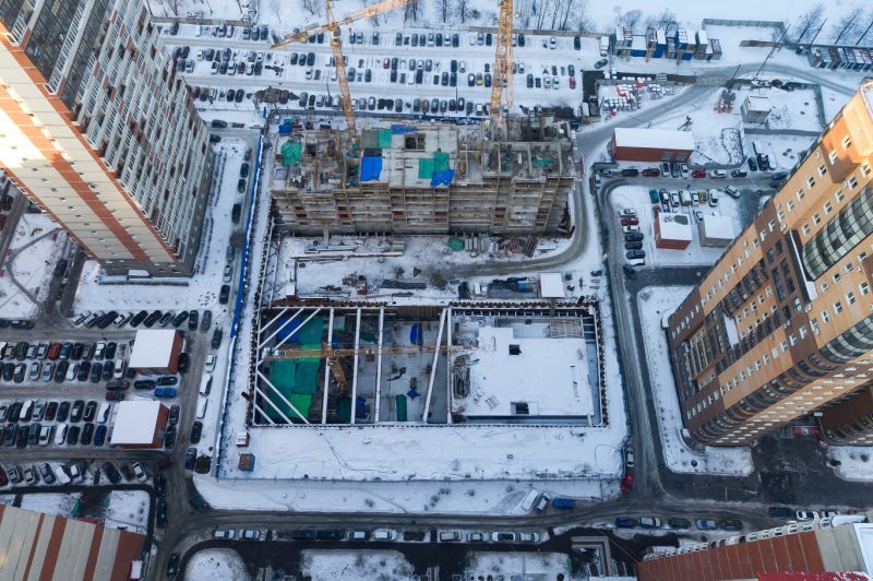 Ход строительства, Январь 2019