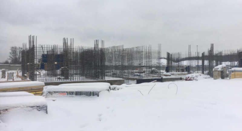 Ход строительства, Январь 2019