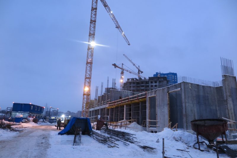 Ход строительства, Январь 2019