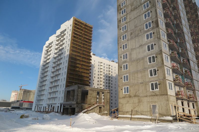 Ход строительства, Январь 2019