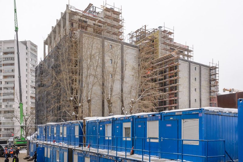 Ход строительства, Январь 2019