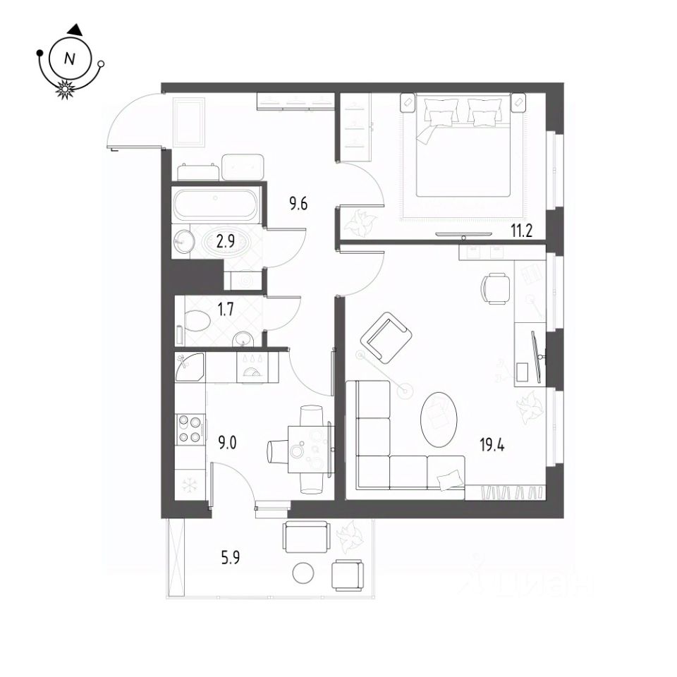 Планировка квартиры