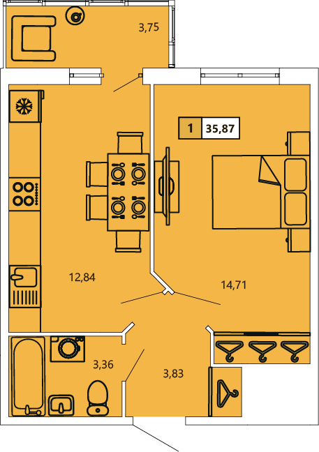 Планировка квартиры flat:197246:18