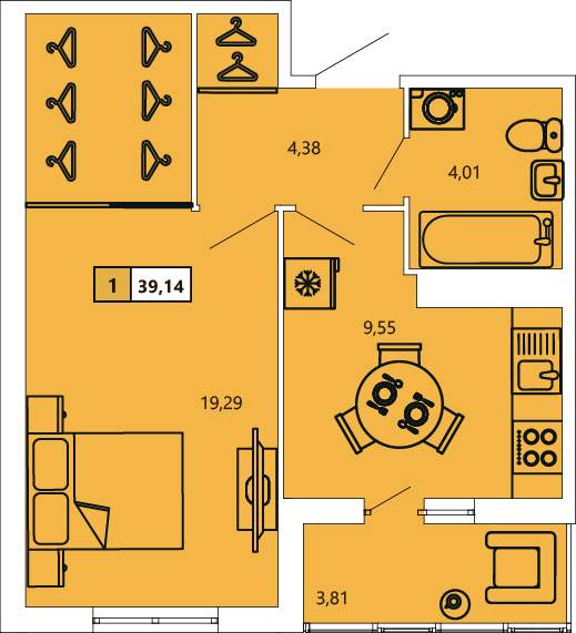 Планировка квартиры flat:197246:24