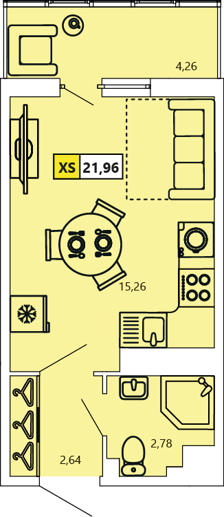 Планировка квартиры flat:197247:36