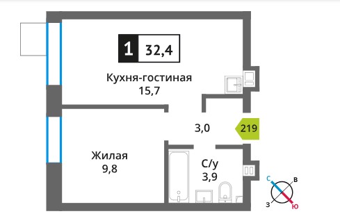 Планировка квартиры