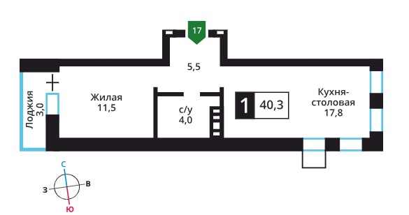 Планировка квартиры