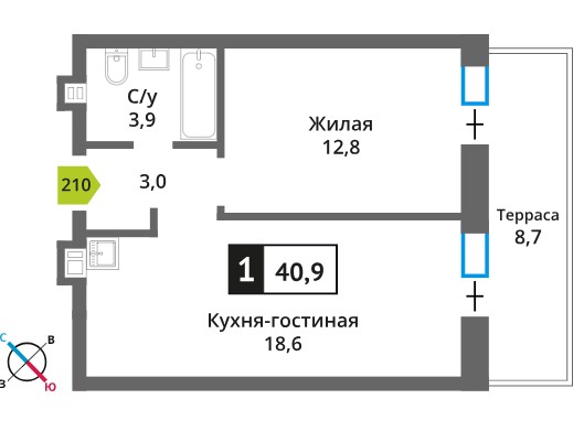 Планировка квартиры